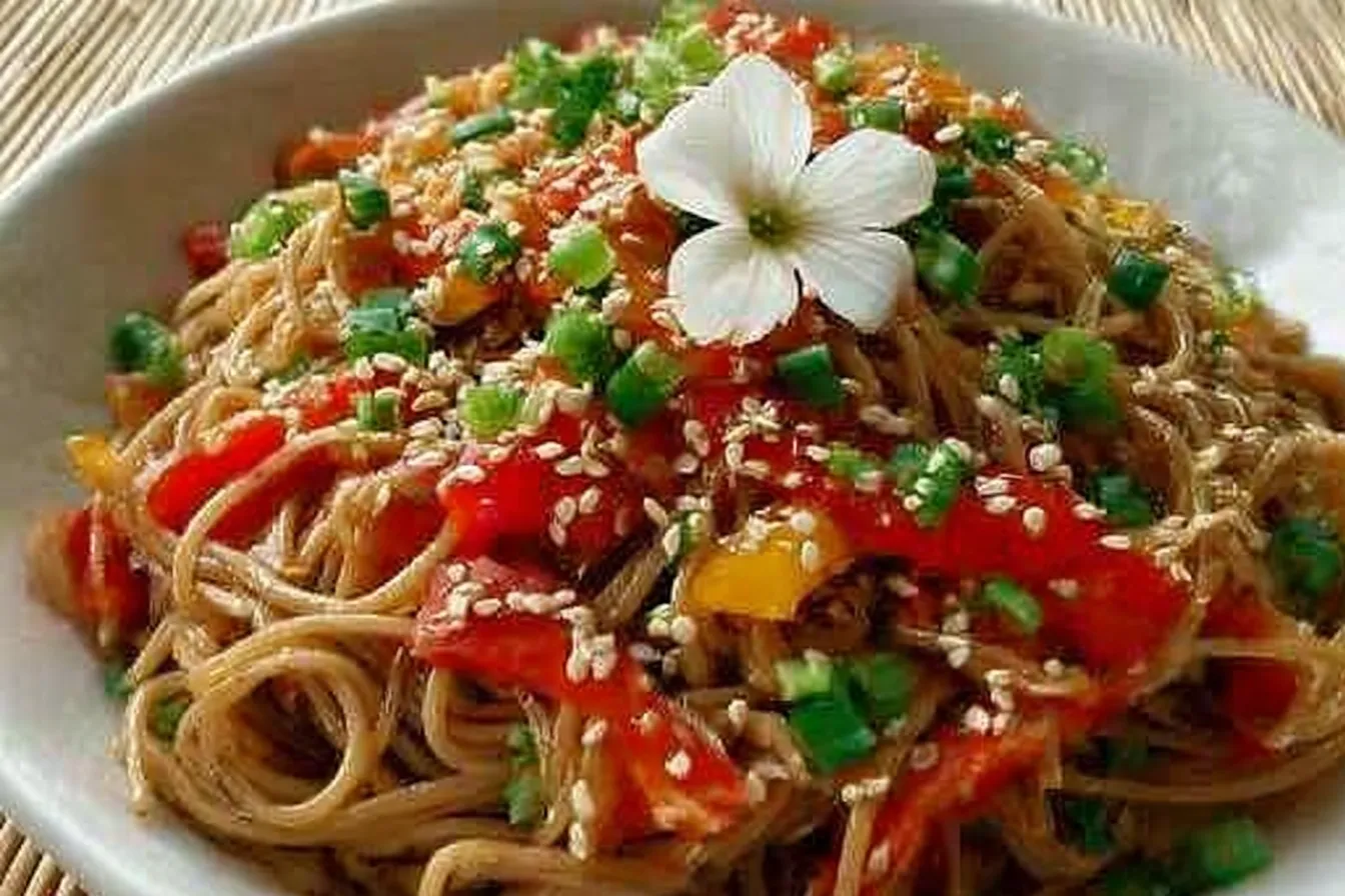 Cold Sesame Noodle Salad