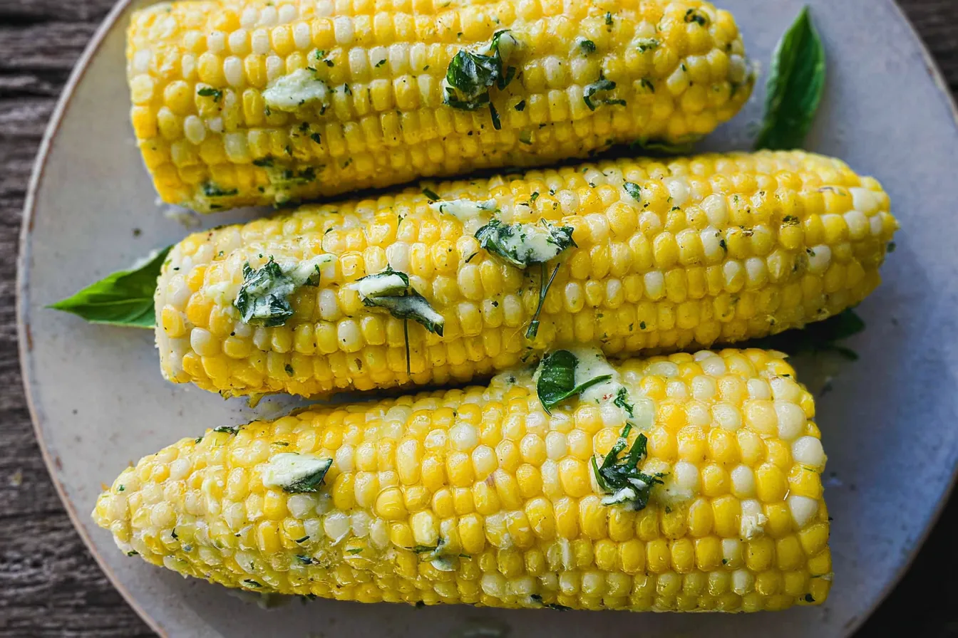 Corn on the Cob with Herb Butter