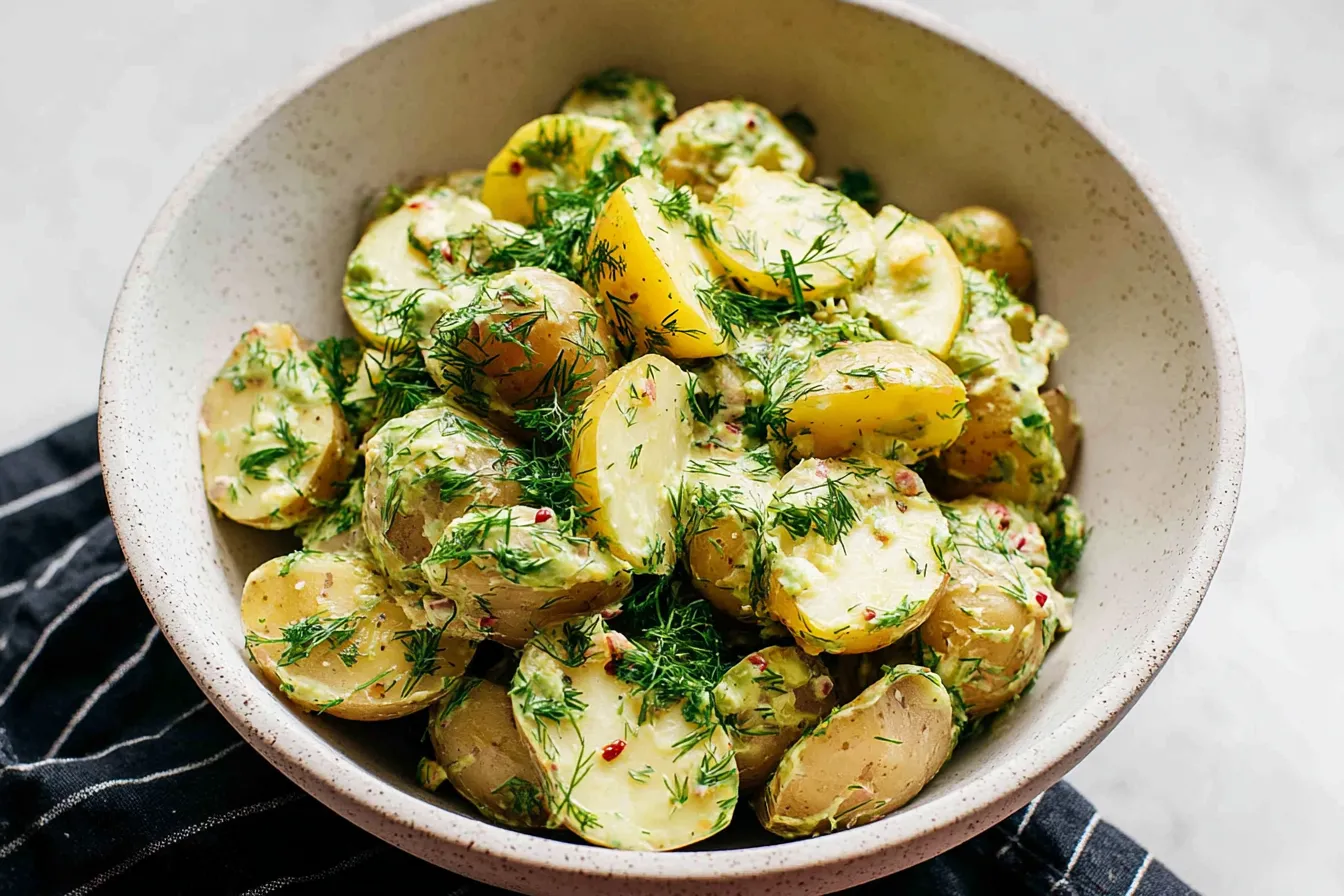 Creamy Dill Potato Salad Without Mayo