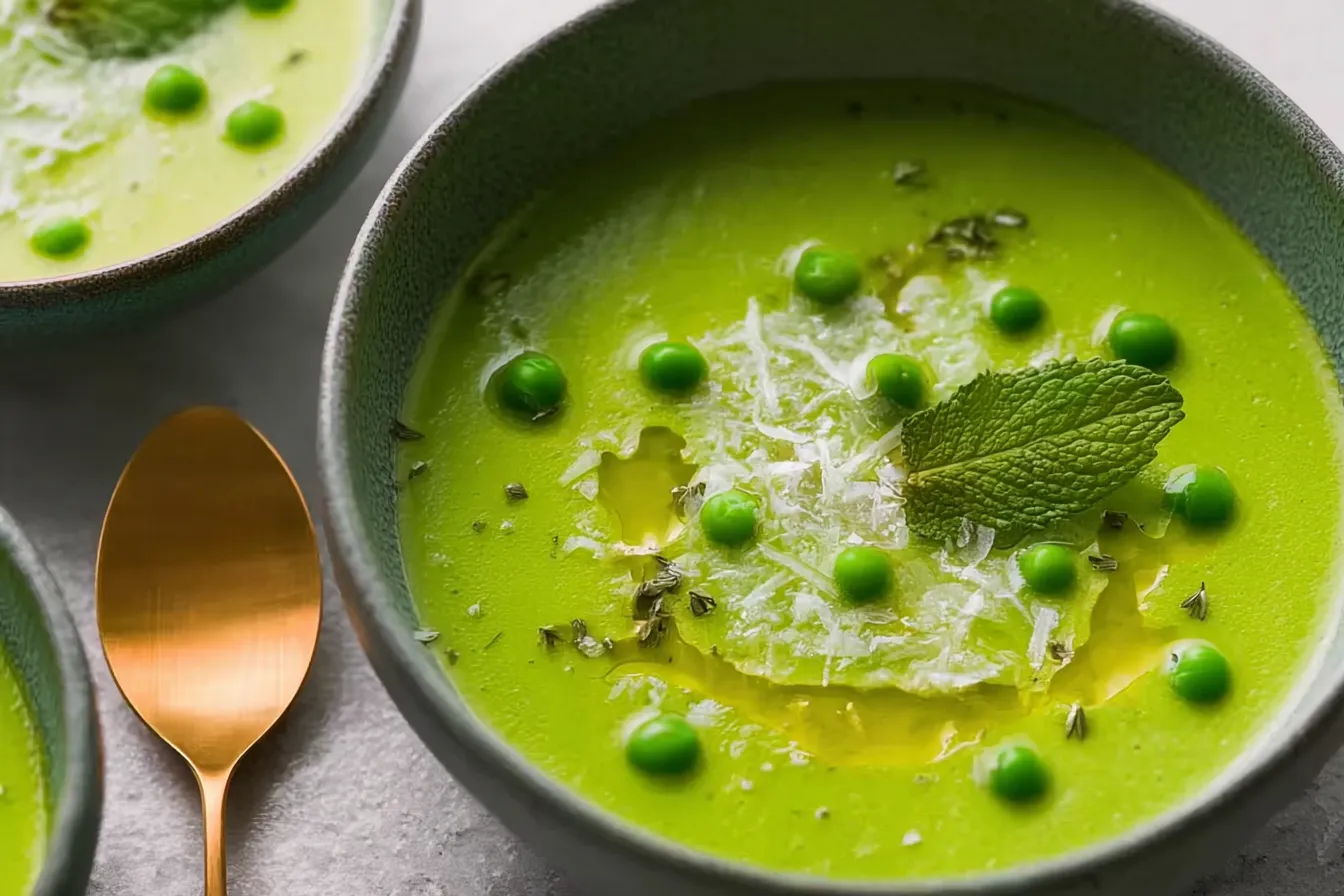 Fresh Pea and Mint Soup