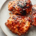Juicy Grilled BBQ Chicken Thighs on the Grill