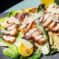 Grilled Chicken Caesar Salad: A Fresh Flavor Sensation Grilled Chicken Caesar Salad - A Flavorful Meal Choice