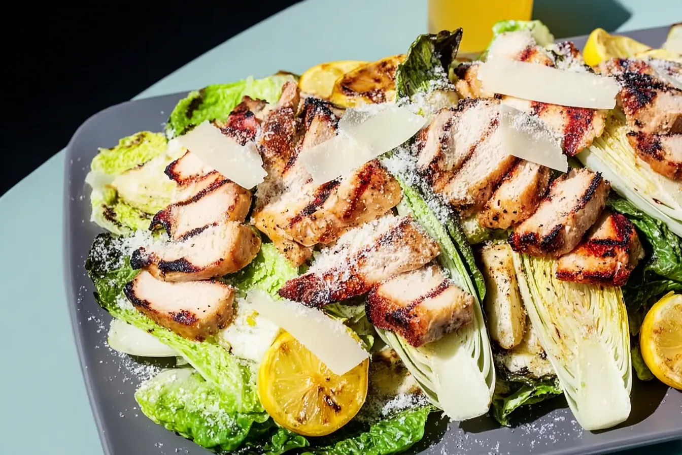 Grilled Chicken Caesar Salad - A Flavorful Meal Choice