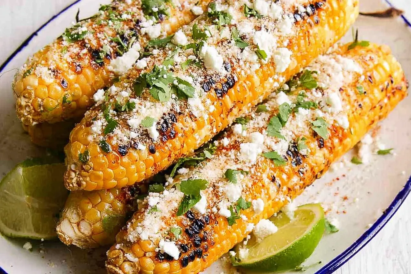 Grilled Corn Elote - Mexican Street Corn