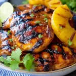 Grilled Hawaiian Chicken with Pineapple on the Grill