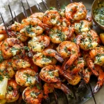 Delicious Grilled Shrimp Skewers with Garlic Butter