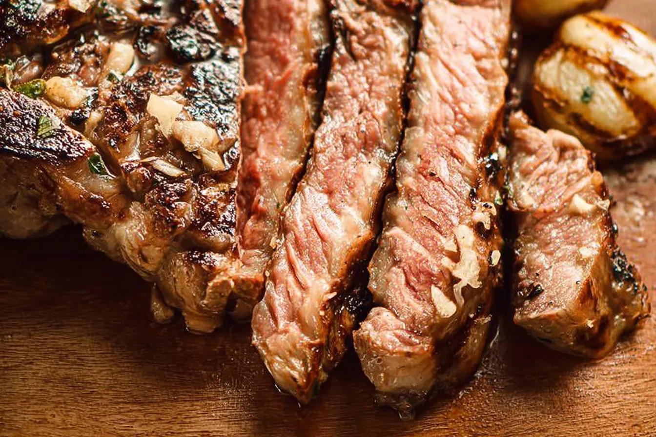 Delicious Grilled Steak on the BBQ