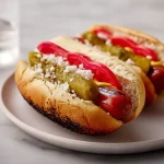 Deliciously Grilled Hot Dogs with Unique Toppings