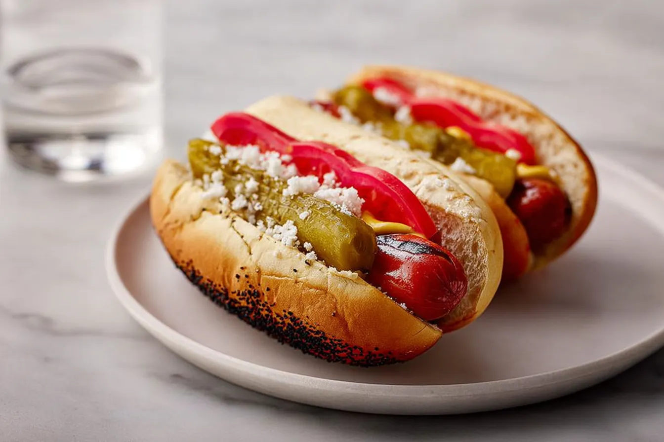 Deliciously Grilled Hot Dogs with Unique Toppings