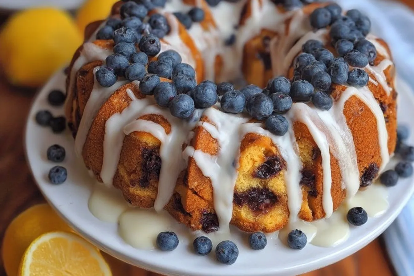 Lemon Blueberry Bundt Cake