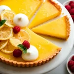 Lemon Tart Fresh Out of the Oven – Zesty and Delicious
