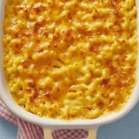 Creamy Macaroni and Cheese in a Baking Dish