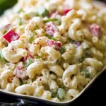 Delicious Macaroni Salad in a Bowl