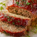 Classic Meatloaf Fresh Out of the Oven