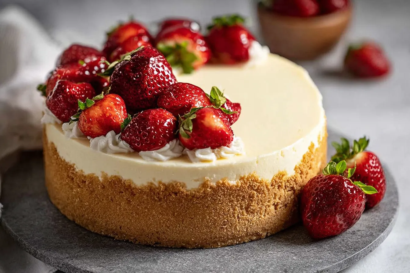 Delicious No-Bake Cheesecake Slice