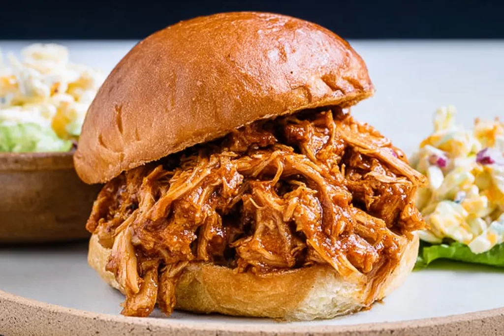 Delicious Pulled Pork Sandwich Ready to Serve