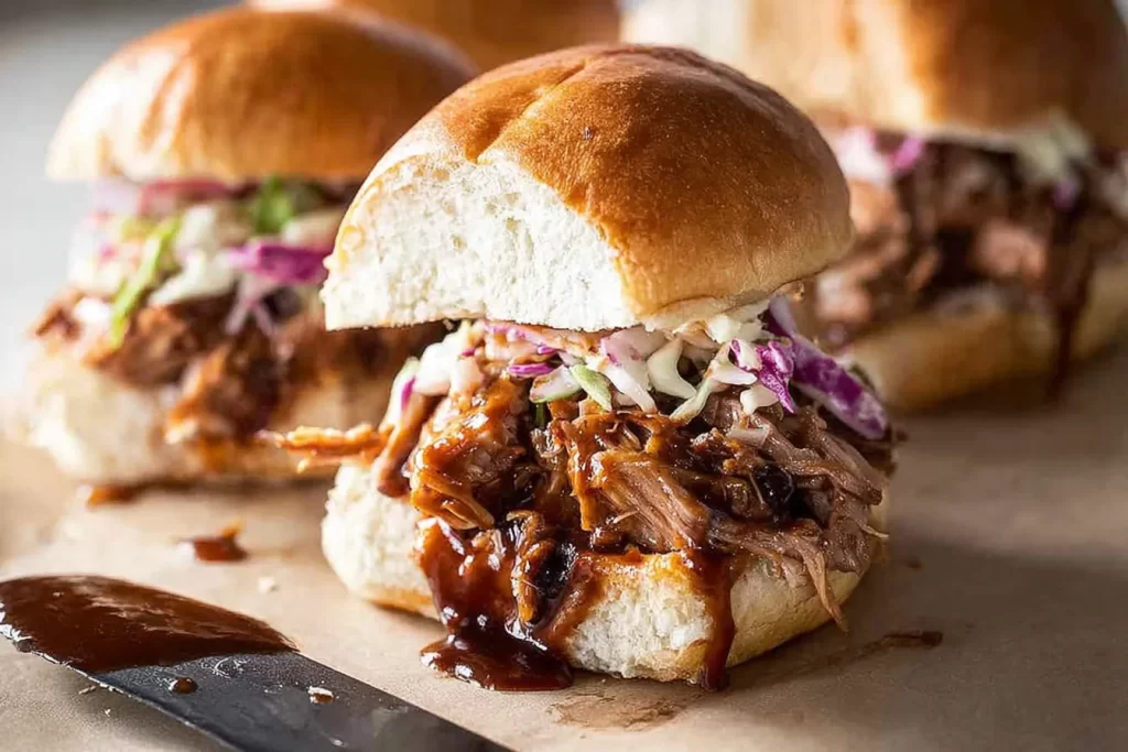 Delicious Pulled Pork Sliders Ready to Enjoy