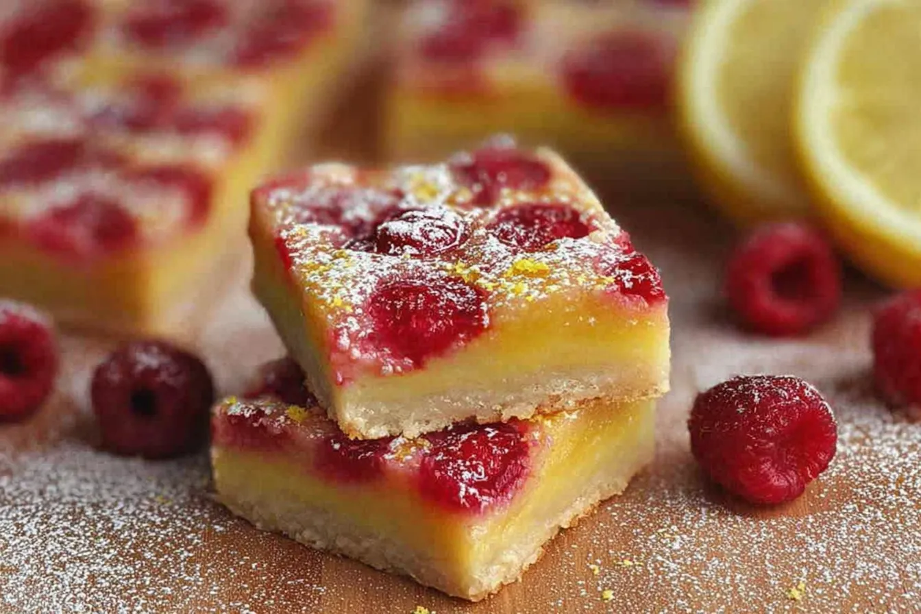Raspberry Lemon Bars