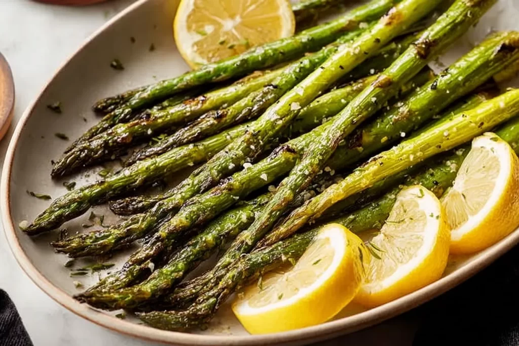 Perfectly Roasted Asparagus Platter
