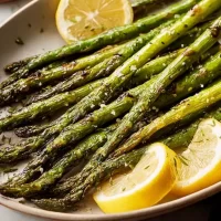 Roasted Asparagus: A Deliciously Healthy Side Dish Perfectly Roasted Asparagus Platter