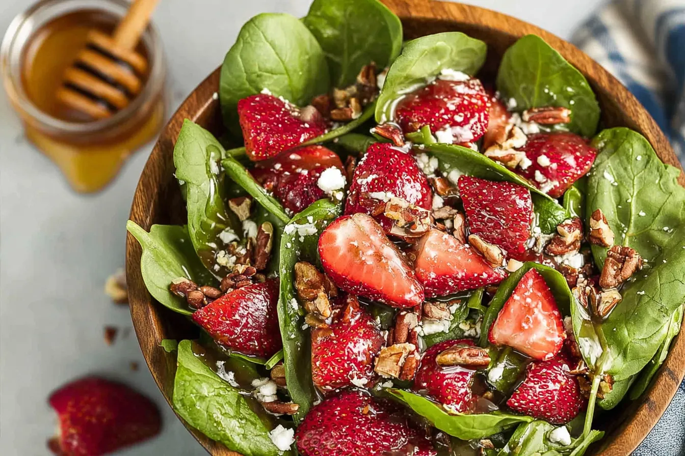 Strawberry Spinach Salad