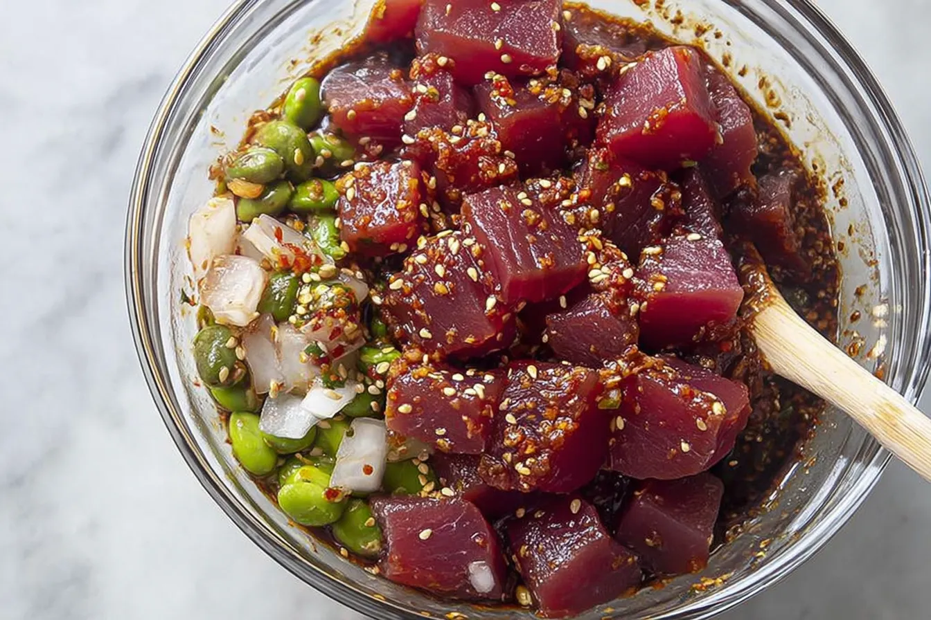 Ahi Tuna Poke Bowls