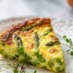 Asparagus Frittata Freshly Served