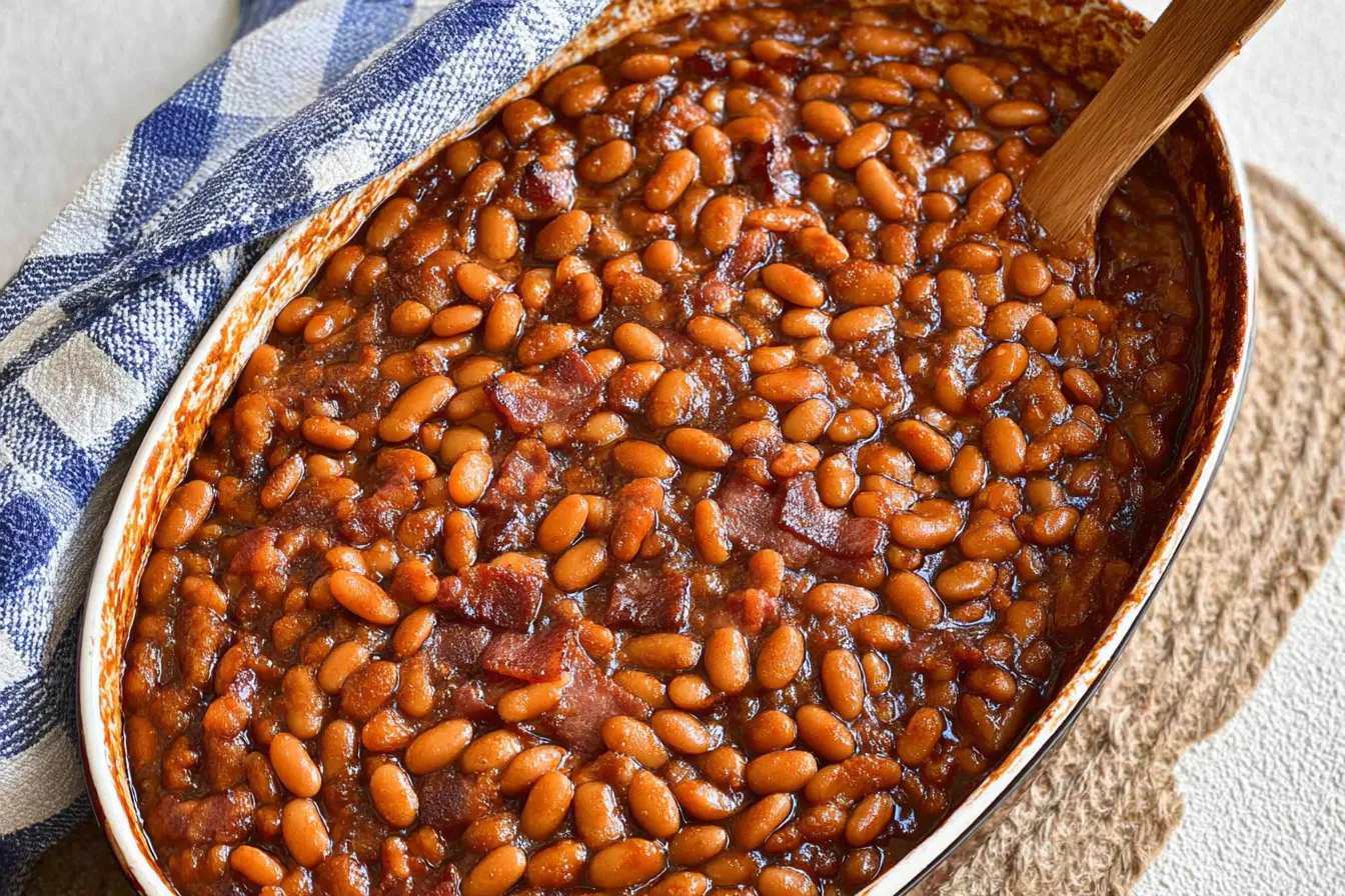 Baked Beans with Bacon and Brown Sugar
