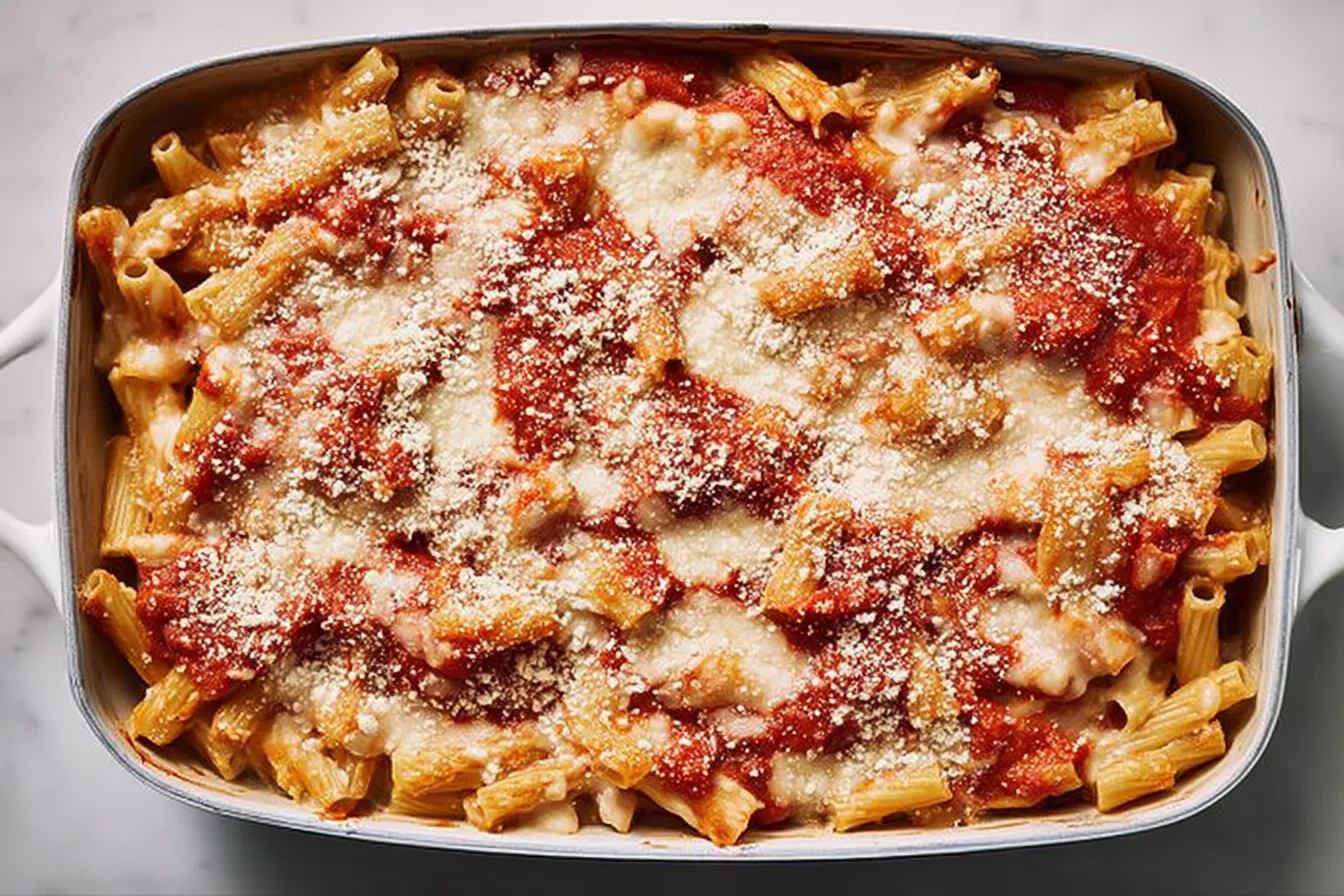 Delicious Baked Ziti Fresh Out of the Oven