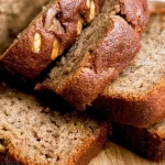 Freshly Baked Banana Bread Loaf