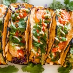 Delicious Bang Bang Shrimp Tacos on a Plate