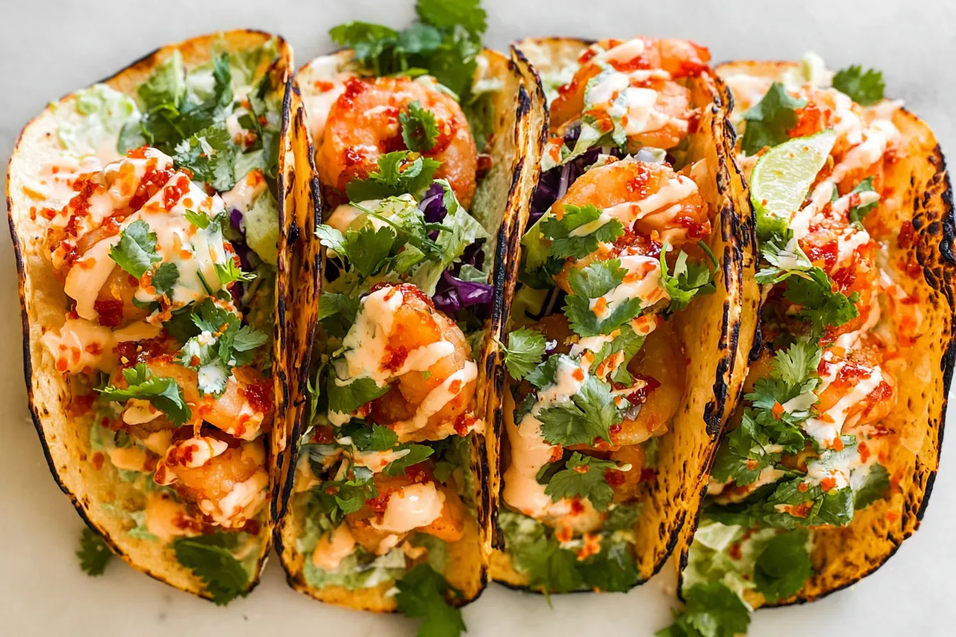Bang Bang Shrimp Tacos