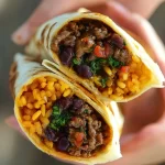 Delicious Beef Burritos Ready to Serve