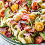 Delicious BLT Pasta Salad with Avocado Ranch