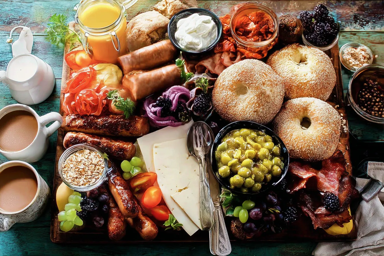 Beautiful Breakfast Grazing Board Ready for Sharing
