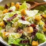 Delicious Caesar Salad with Homemade Dressing