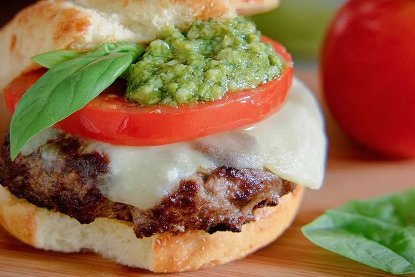Caprese Hamburger Steak