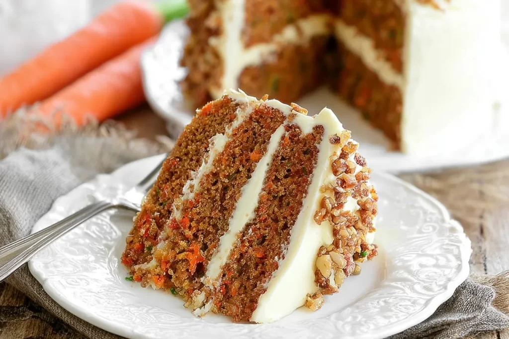 Scrumptious Carrot Cake Slices
