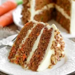 Scrumptious Carrot Cake Slices