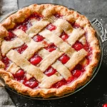 Cherry Pie from Scratch Freshly Baked