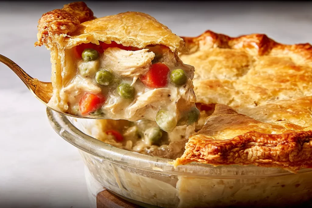 Delicious Chicken Pot Pie Freshly Baked