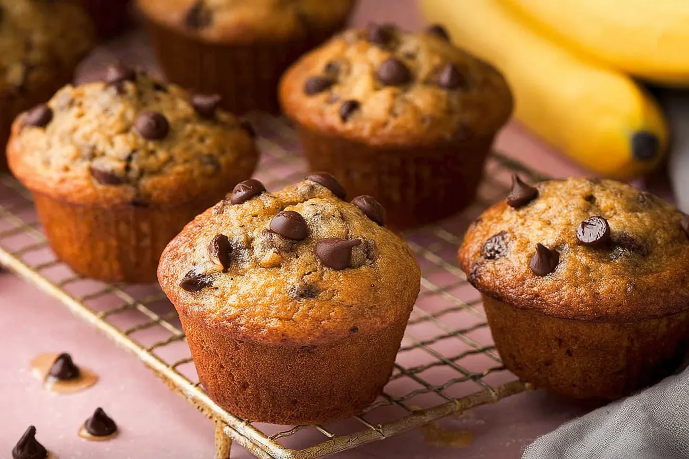 Chocolate Chip Banana Muffins