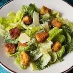 Fresh Classic Caesar Salad with Homemade Dressing