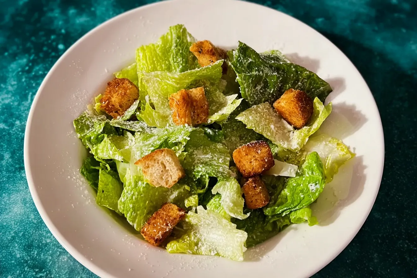 Classic Caesar Salad with Homemade Dressing