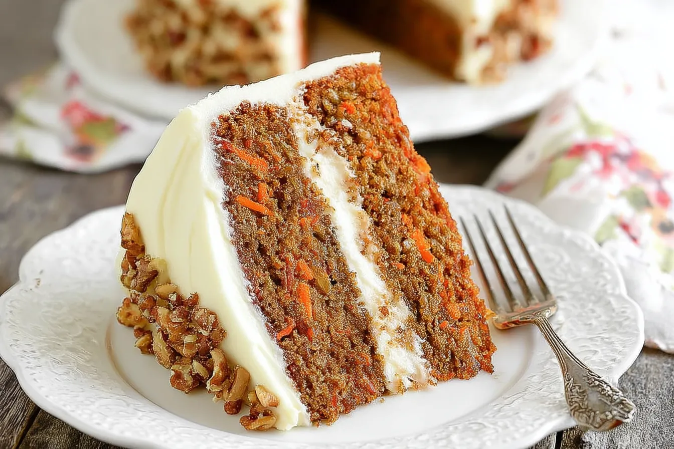 Classic Carrot Cake with Cream Cheese Frosting