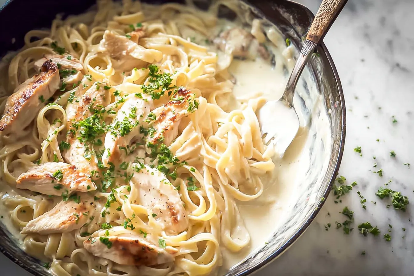 Classic Chicken Alfredo – Savory Creamy Pasta Dish