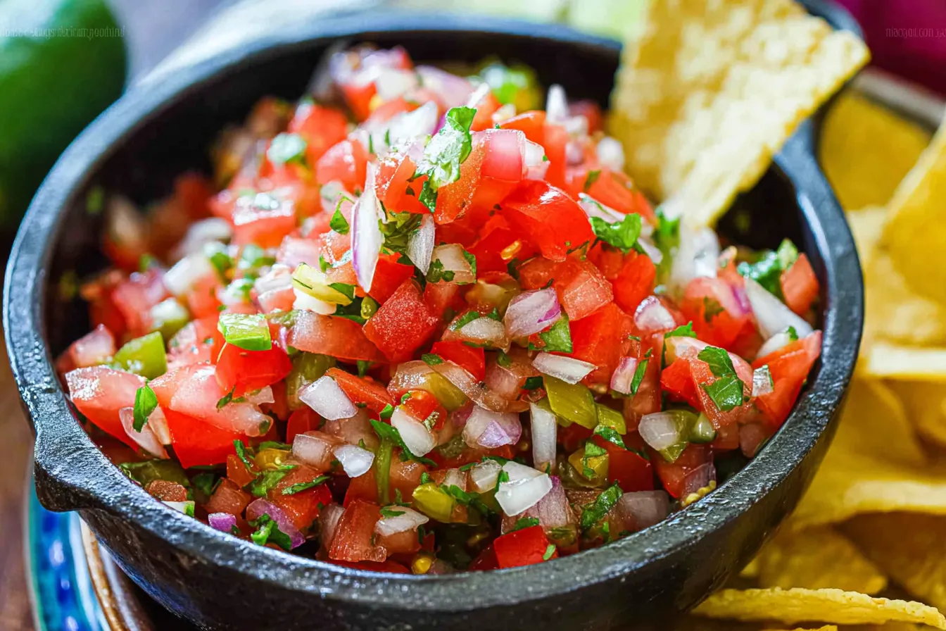 Classic Restaurant-Style Pico de Gallo - Fresh and Colorful Salsa