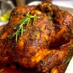 Classic Roast Chicken with Herbs and Garlic Plated Delight