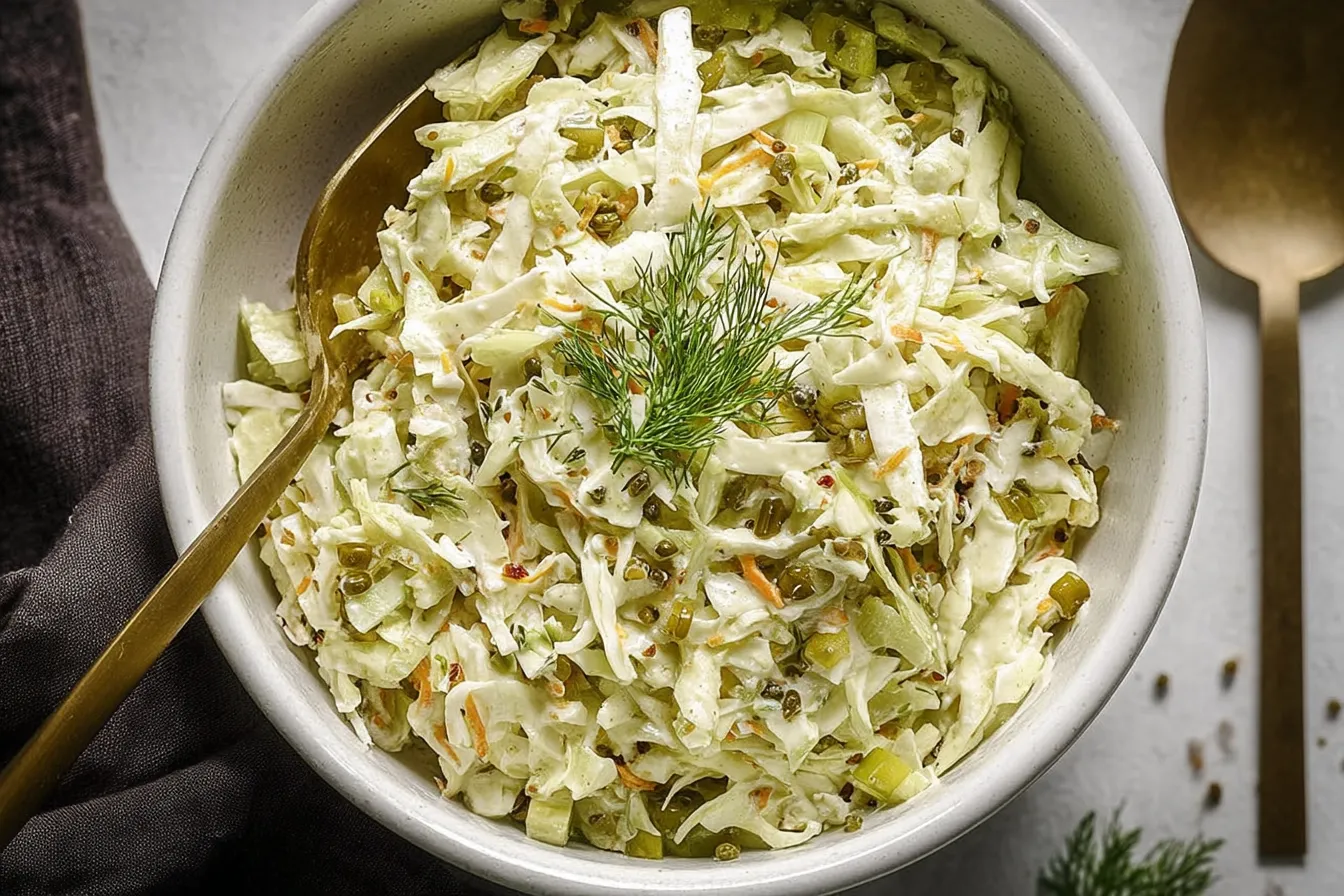 Dill Pickle Coleslaw