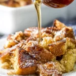 Delicious French Toast Casserole Ready to Serve